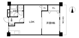 三吉マンションの物件間取画像